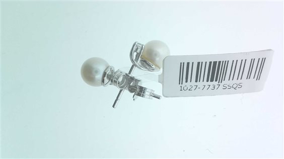 Orecchini Dalla Bona Donna Perla in Oro bianco Perla PERLE ZIRC D $/C 1.90 B - PERLE ZIRC D $/C 1.90 B